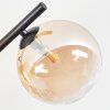 Chehalis Deckenleuchte Glas 15 cm Bernsteinfarben, Klar, 5-flammig