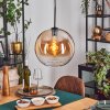 Koyoto Hängeleuchte Glas 30 cm Bernsteinfarben, Klar, 1-flammig