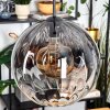 Koyoto Hängeleuchte Glas 30 cm Klar, Rauchfarben, 1-flammig