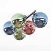 Chehalis Deckenleuchte Glas 15 cm Blau, Grün, Kupferfarben, 5-flammig