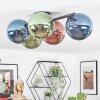 Chehalis Deckenleuchte Glas 15 cm Blau, Grün, Kupferfarben, 5-flammig