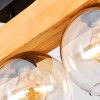 Sernadelo Deckenleuchte Glas 15 cm Naturfarben, Schwarz, 2-flammig