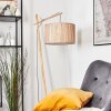 Bongal Stehleuchte 35 cm Naturfarben, Weiß, 1-flammig