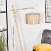 Bongal Stehleuchte 35 cm Naturfarben, Weiß, 1-flammig