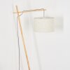 Bassagoda Stehleuchte 35 cm Naturfarben, Weiß, 1-flammig