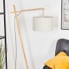 Bassagoda Stehleuchte 35 cm Naturfarben, Weiß, 1-flammig