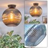 Koyoto Deckenleuchte Glas 30 cm Blau, 1-flammig