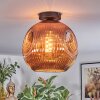 Ripoll Deckenleuchte Glas 30 cm Kupferfarben, 1-flammig