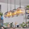 Koyoto Hängeleuchte Glas 30 cm Bernsteinfarben, Klar, Rauchfarben, 4-flammig