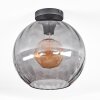 Koyoto Deckenleuchte Glas 30 cm Rauchfarben, 1-flammig