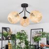 Basto Deckenleuchte 15 cm Naturfarben, 3-flammig