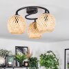 Basto Deckenleuchte 15 cm Naturfarben, 3-flammig
