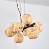 Basto Pendelleuchte 15 cm Naturfarben, 8-flammig