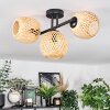 Basto Deckenleuchte 15 cm Naturfarben, 3-flammig