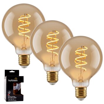 LED E27 3er Set 6 Watt 2200 Kelvin 320 Lumen