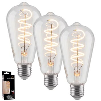 LED E27 3er Set 6 Watt 2700 Kelvin 350 Lumen