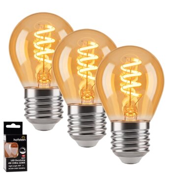 LED E27 3er Set 4 Watt 2200 Kelvin 220 Lumen