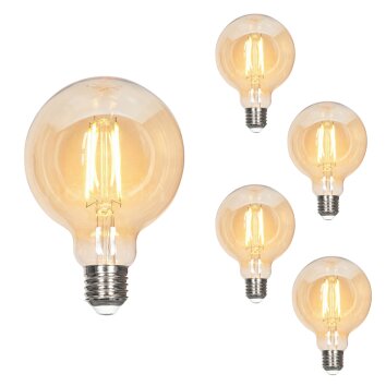 LED E27 5er Set 7 Watt 2700 Kelvin 670 Lumen