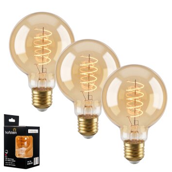 LED E27 3er Set 6 Watt 2200 Kelvin 400 Lumen