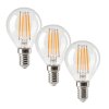 LED E14 3er Set 4 Watt 3000 Kelvin 400 Lumen