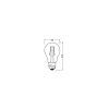 OSRAM Retrofit LED E27 1,5 Watt 2700 Kelvin 136 Lumen