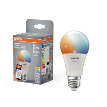 OSRAM SMART+ WiFi LED E27 9 Watt 2700-6500 Kelvin 806 Lumen