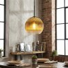Koyoto Hängeleuchte Glas 25 cm Gold, Klar, 1-flammig