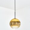 Koyoto Hängeleuchte Glas 25 cm Gold, Klar, 1-flammig