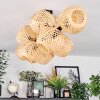 Basto Deckenleuchte 15 cm Naturfarben, 10-flammig