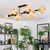 Basto Deckenleuchte 15 cm Naturfarben, 10-flammig