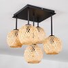 Basto Deckenleuchte 15 cm Naturfarben, 5-flammig