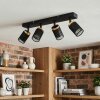 Fenik Deckenleuchte Schwarz, 4-flammig