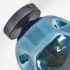 Ripoll Deckenleuchte Glas 20 cm Blau, 1-flammig