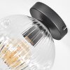 Ripoll Deckenleuchte Glas 20 cm Klar, 1-flammig