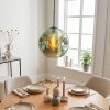Ripoll Hängeleuchte Glas 30 cm Grün, 1-flammig