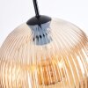 Koyoto Hängeleuchte Glas 25 cm Bernsteinfarben, 4-flammig