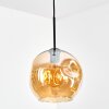 Ripoll Hängeleuchte Glas 25 cm Bernsteinfarben, 1-flammig