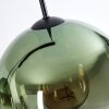 Koyoto Hängeleuchte Glas 25 cm Grün, Klar, 4-flammig