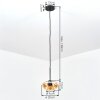 Mertola Hängeleuchte Glas 20 cm Bernsteinfarben, 1-flammig