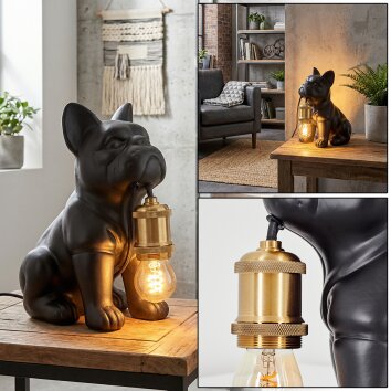 Harol Tischleuchte Schwarz, 1-flammig