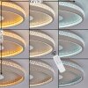 Halin Deckenleuchte LED Sandfarben, Transparent, Klar, 1-flammig, Fernbedienung