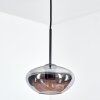 Mertola Hängeleuchte Glas 20 cm Rauchfarben, 1-flammig