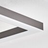 Hadel Deckenleuchte LED Grau, Weiß, 1-flammig