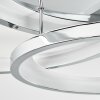 Baiyin Deckenleuchte LED Chrom, Silber, 1-flammig