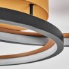 Baiyin Deckenleuchte LED Gold, Schwarz, 1-flammig