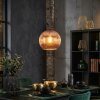 Ripoll Hängeleuchte Glas 25 cm Kupferfarben, 1-flammig