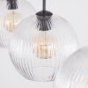 Koyoto Hängeleuchte Glas 25 cm Klar, 3-flammig