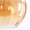 Koyoto Hängeleuchte Glas 30 cm Bernsteinfarben, 3-flammig