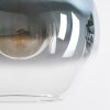 Koyoto Hängeleuchte Glas 30 cm Blau, Klar, 3-flammig