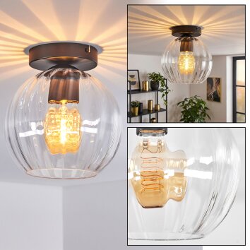 Koyoto Deckenleuchte Glas 20 cm Klar, 1-flammig